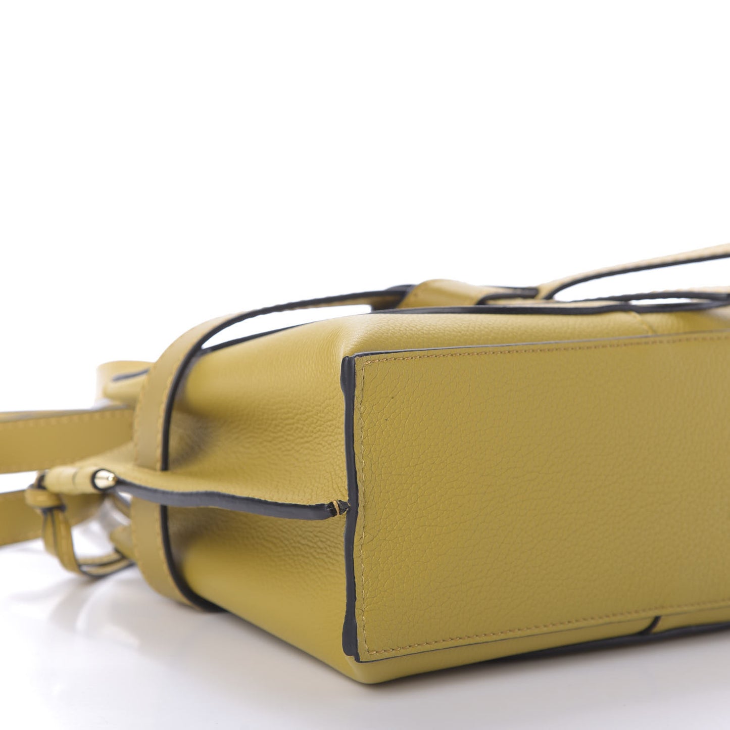 Calfskin Mini Gate Tote Ochre