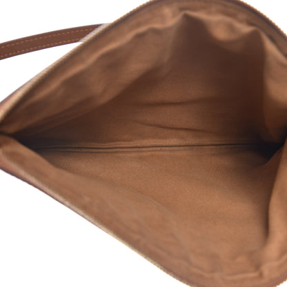 MCM Visetos Liz Shopper Tote Pouch Cognac 5 of 12