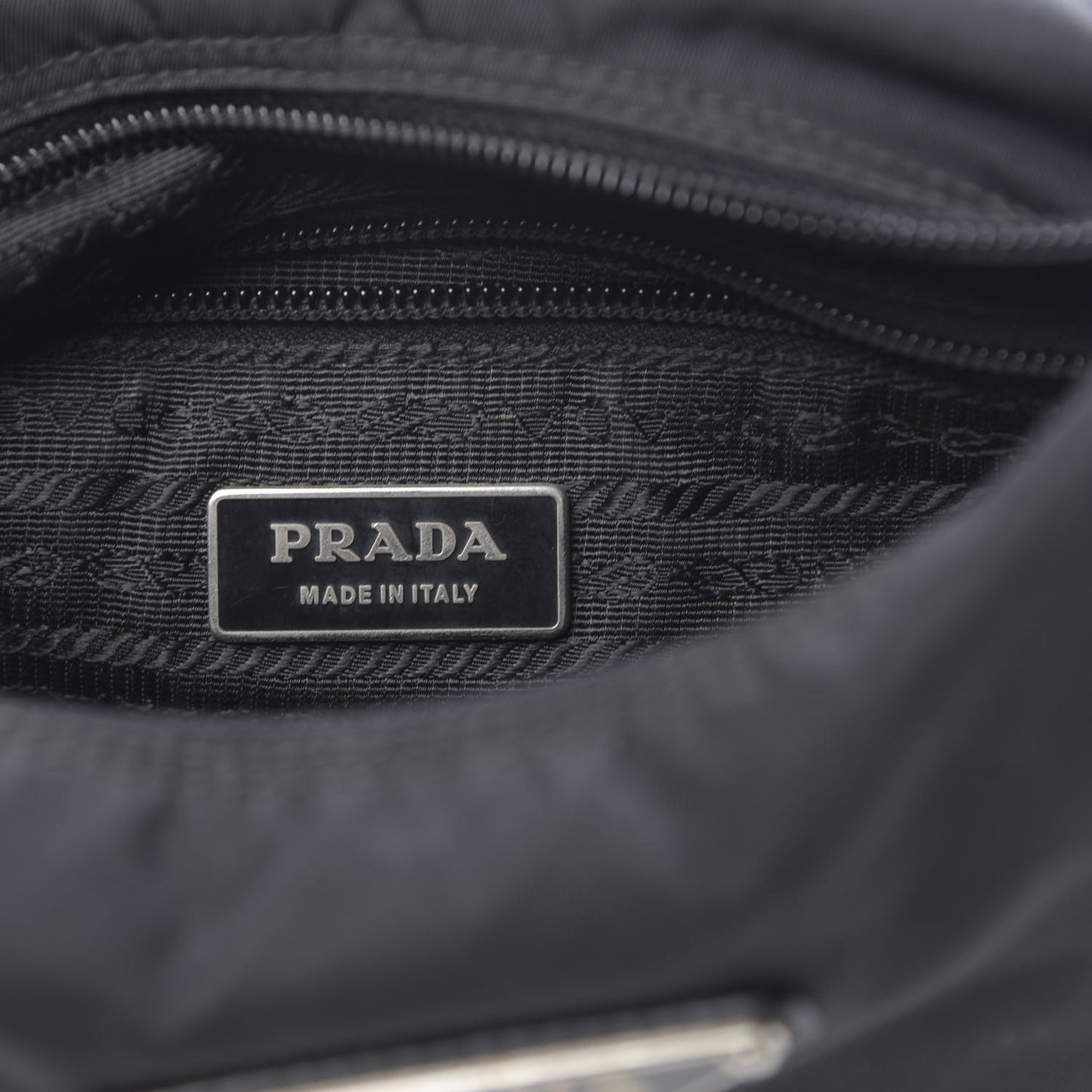 Tessuto Nylon Hobo Black