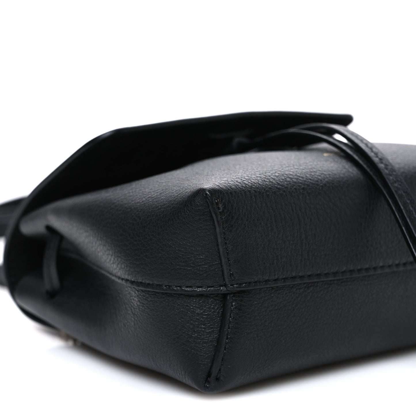 Calfskin Mini Lady Bag Black Flamma