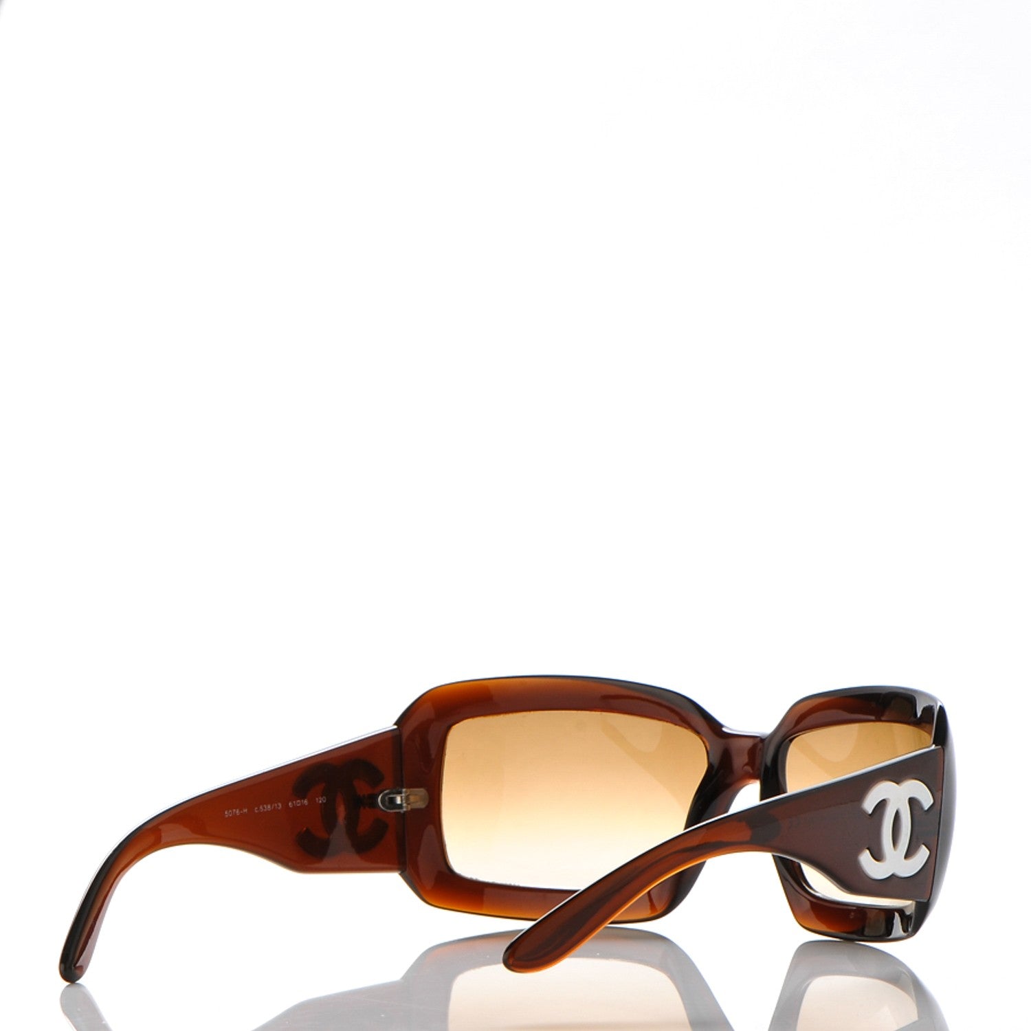 Chanel Mother of Pearl CC Sunglasses 5076 H Tortoise 3 of 6