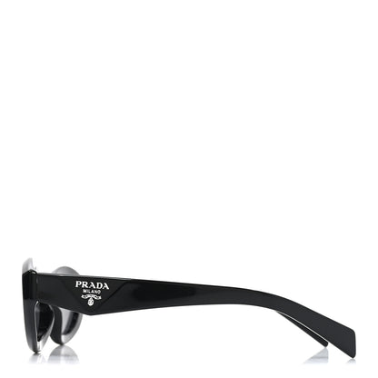 Prada Acetate Oval Sunglasses SPR 26Z Black 3 of 7