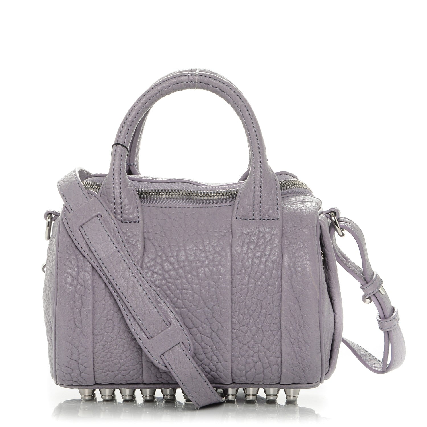 Alexander Wang Pebbled Lambskin Mini Rockie Lavender Rodhium Hardware 1 of 6