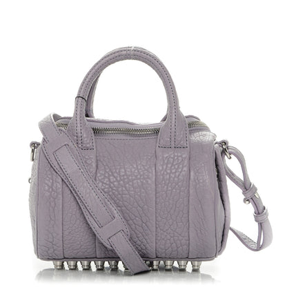 Alexander Wang Pebbled Lambskin Mini Rockie Lavender Rodhium Hardware 1 of 6