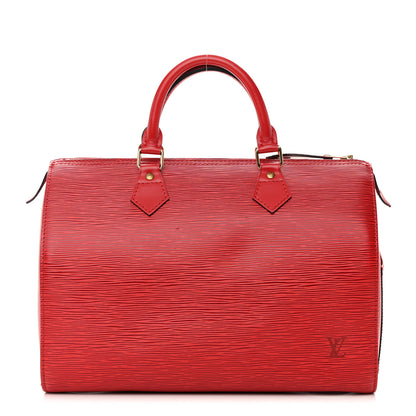 Louis Vuitton Epi Speedy 30 Castillan Red 1 of 20