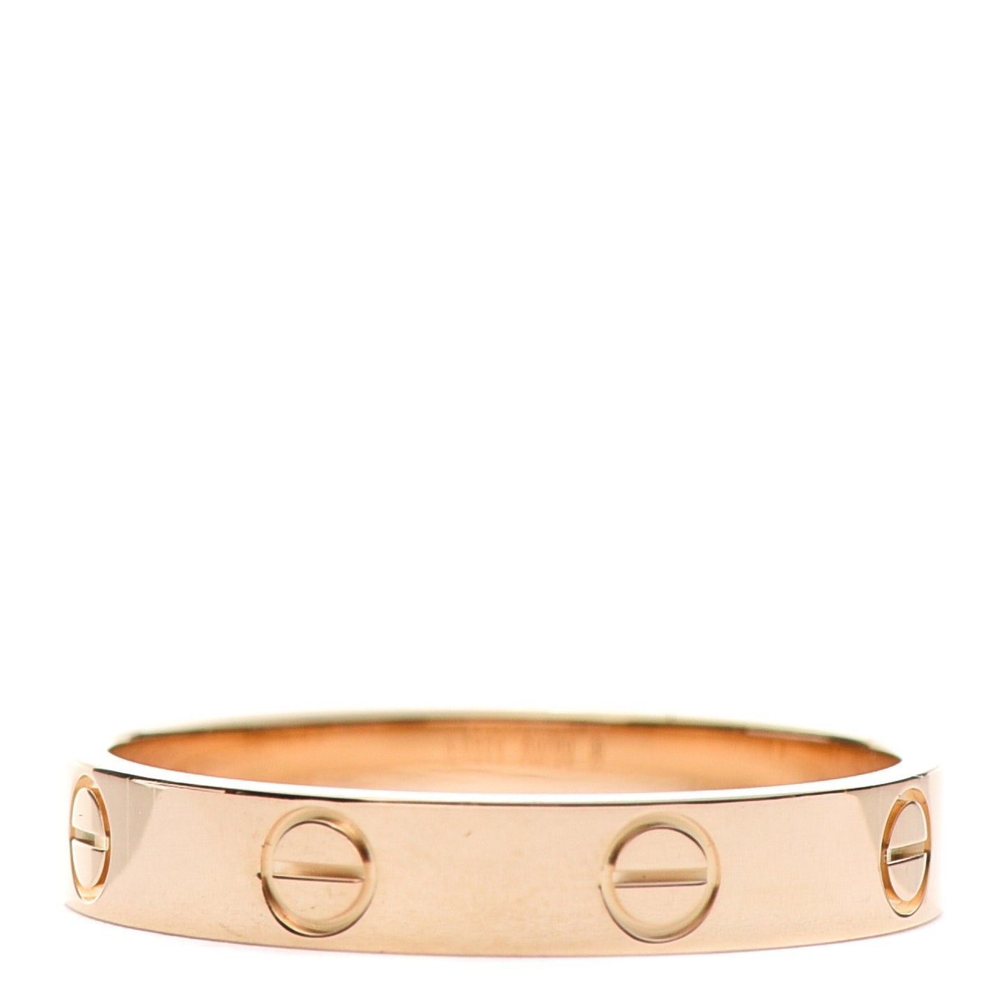 18K Yellow Gold 3.5mm LOVE Wedding Band Ring 57 8
