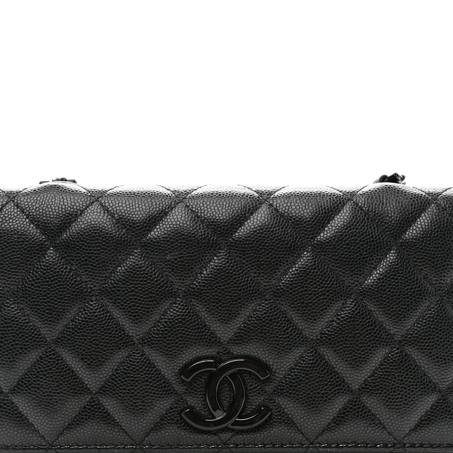 Chanel Caviar Quilted My Everything Wallet On Chain WOC Black 9 of 13