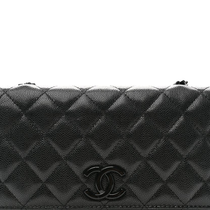 Chanel Caviar Quilted My Everything Wallet On Chain WOC Black 9 of 13