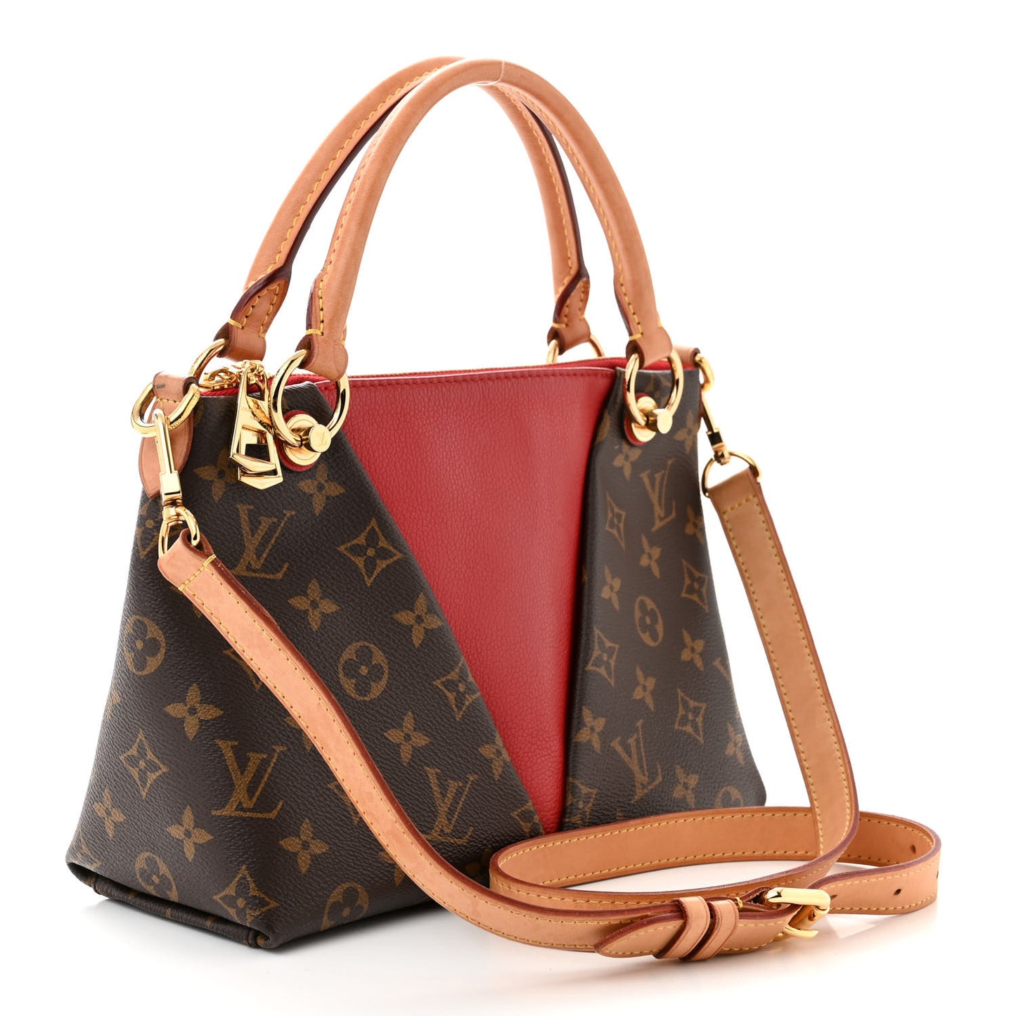 Monogram V Tote BB Cherry