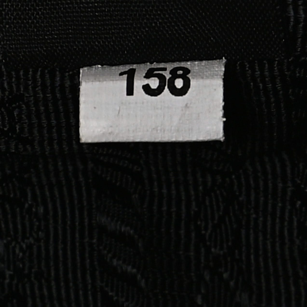 Glace Calfskin Embossed Secchiello Bucket Bag Black