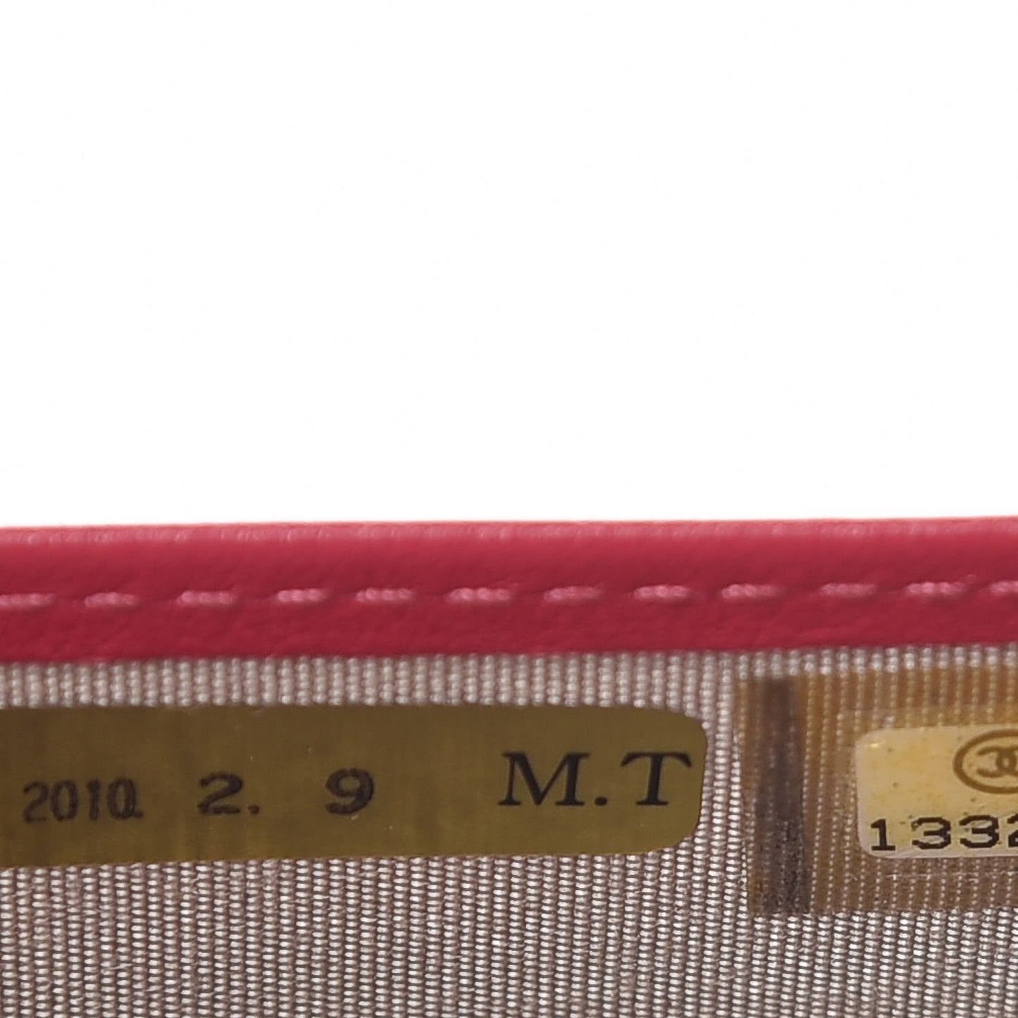 Lambskin Diamond Stitched Yen Wallet Fuchsia