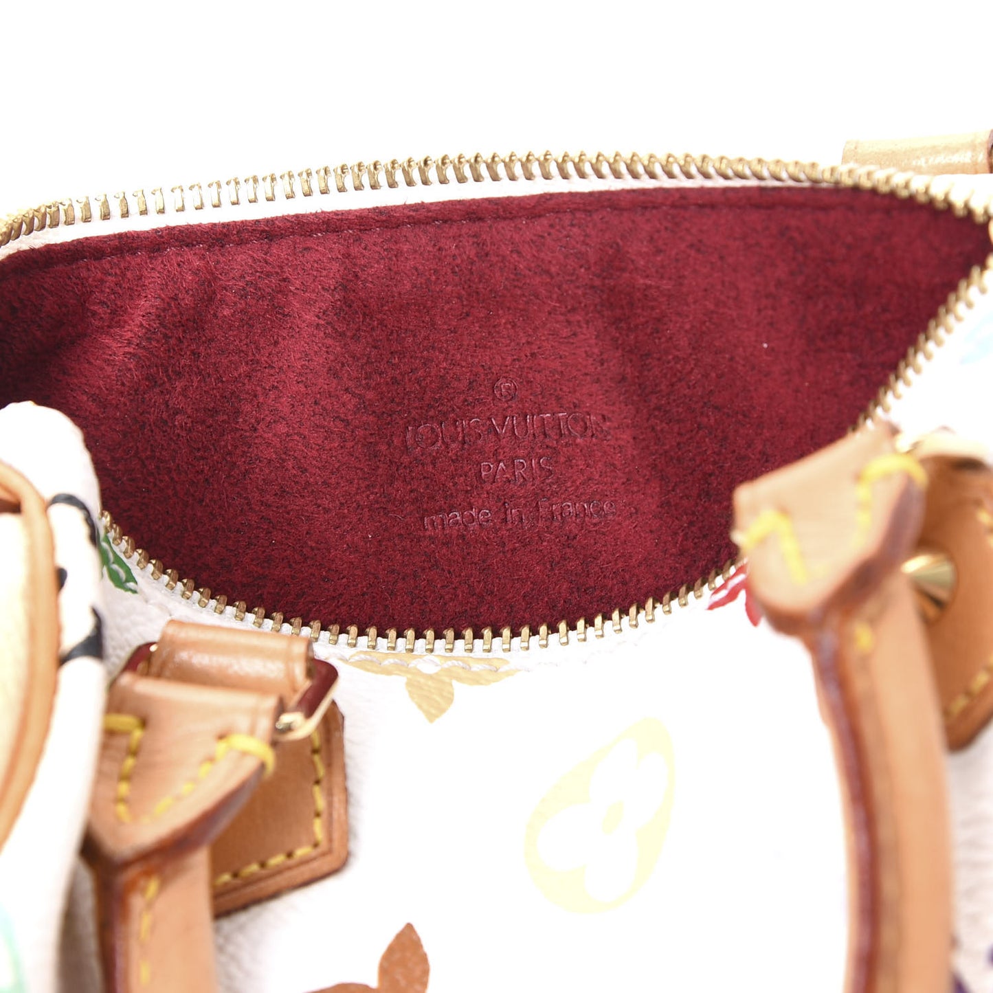 Monogram Multicolor Mini Sac HL Speedy White