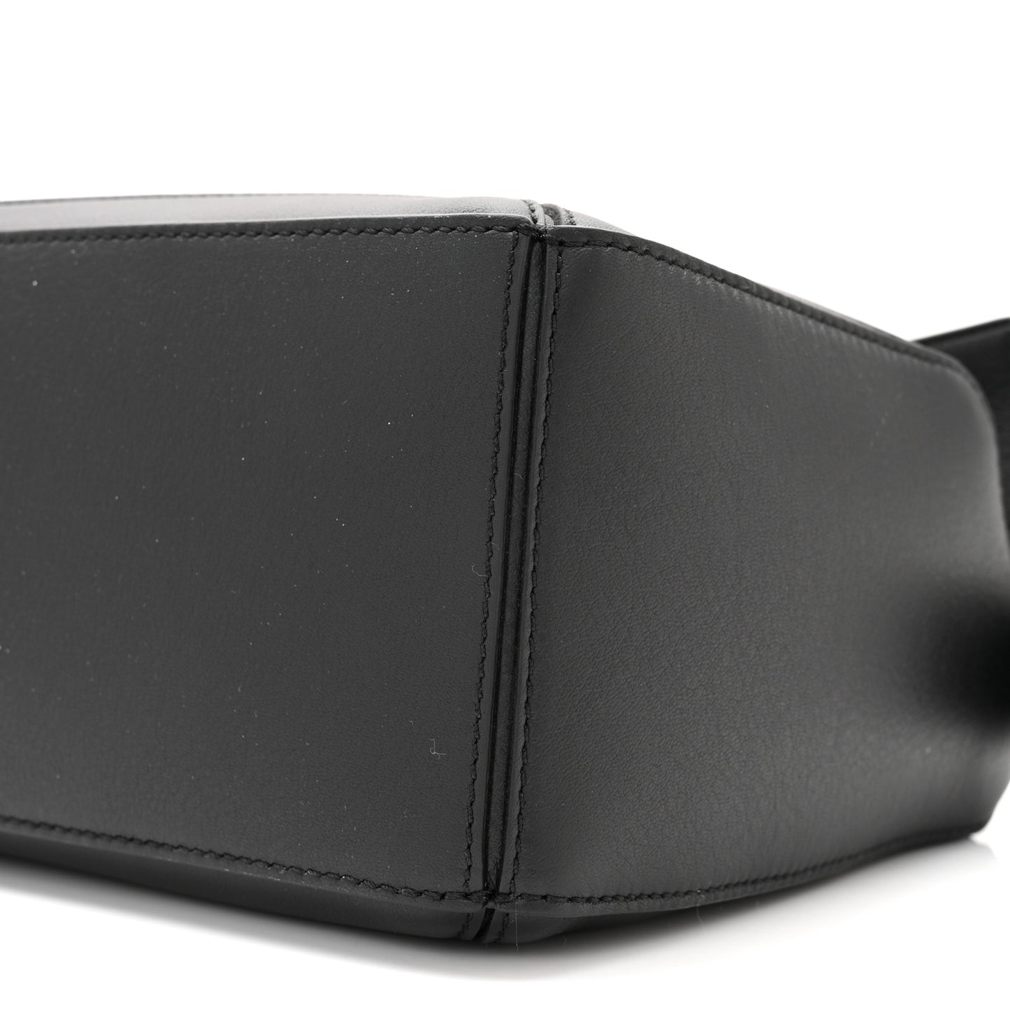 Calfskin Small Puzzle Bag Black