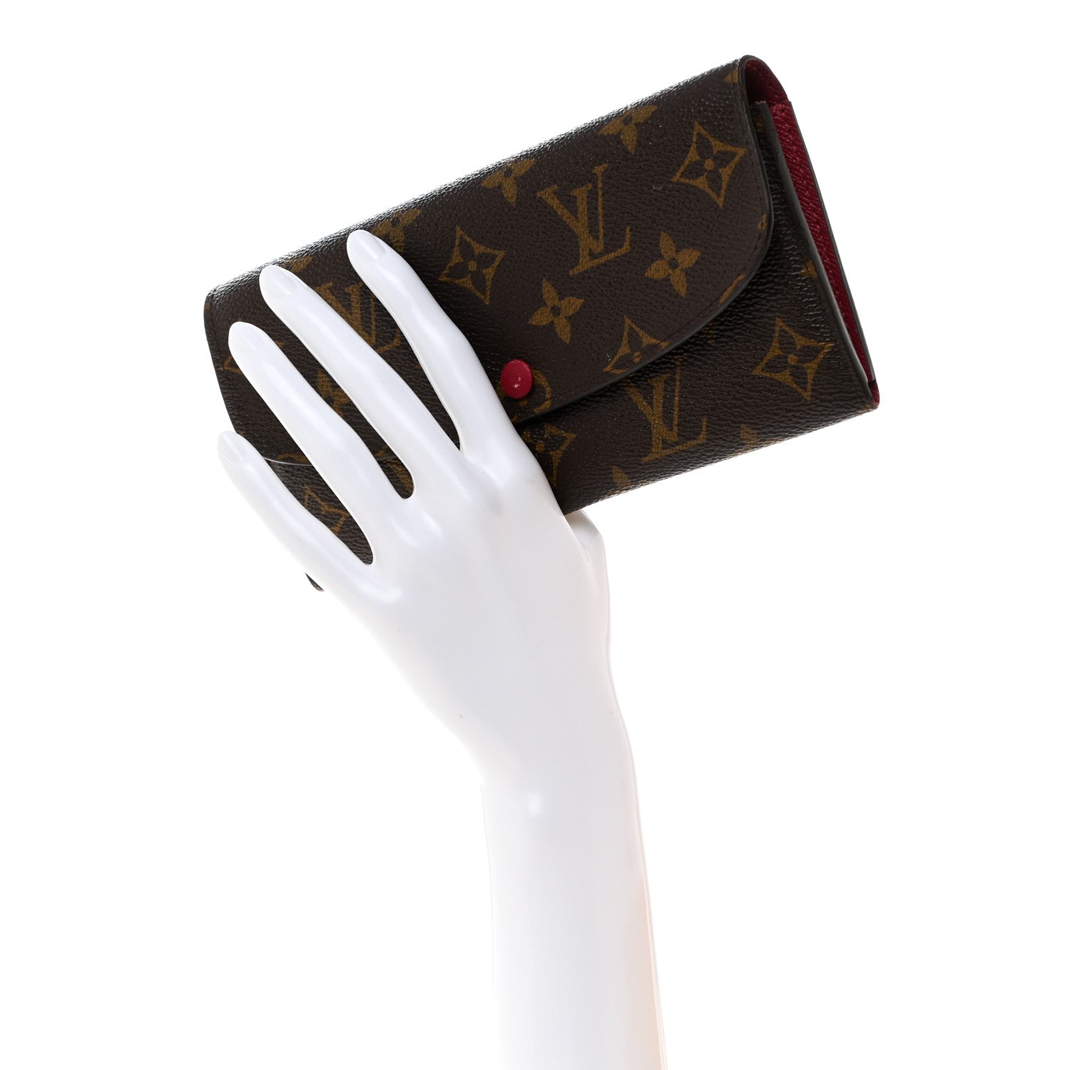 Louis Vuitton Monogram Emilie Wallet Fuchsia 2 of 9
