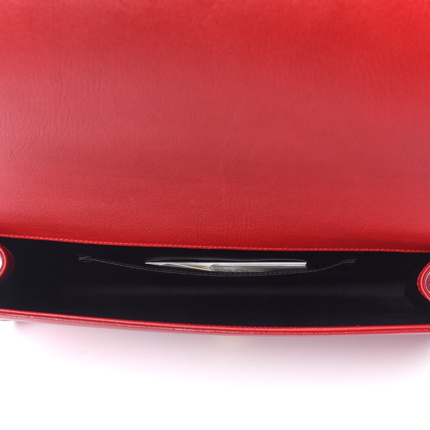 Calfskin Monogram Large Belle De Jour Clutch Red