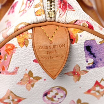 Louis Vuitton Watercolor Aquarelle Speedy 30 White 6 of 18