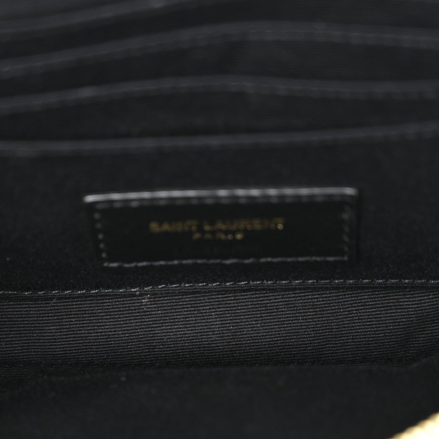 Saint Laurent Grained Lambskin Quilted Mini Becky Double Zip Bag Taupe 5 of 14
