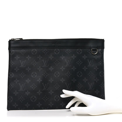 Louis Vuitton Monogram Eclipse Discovery Pochette GM 2 of 6