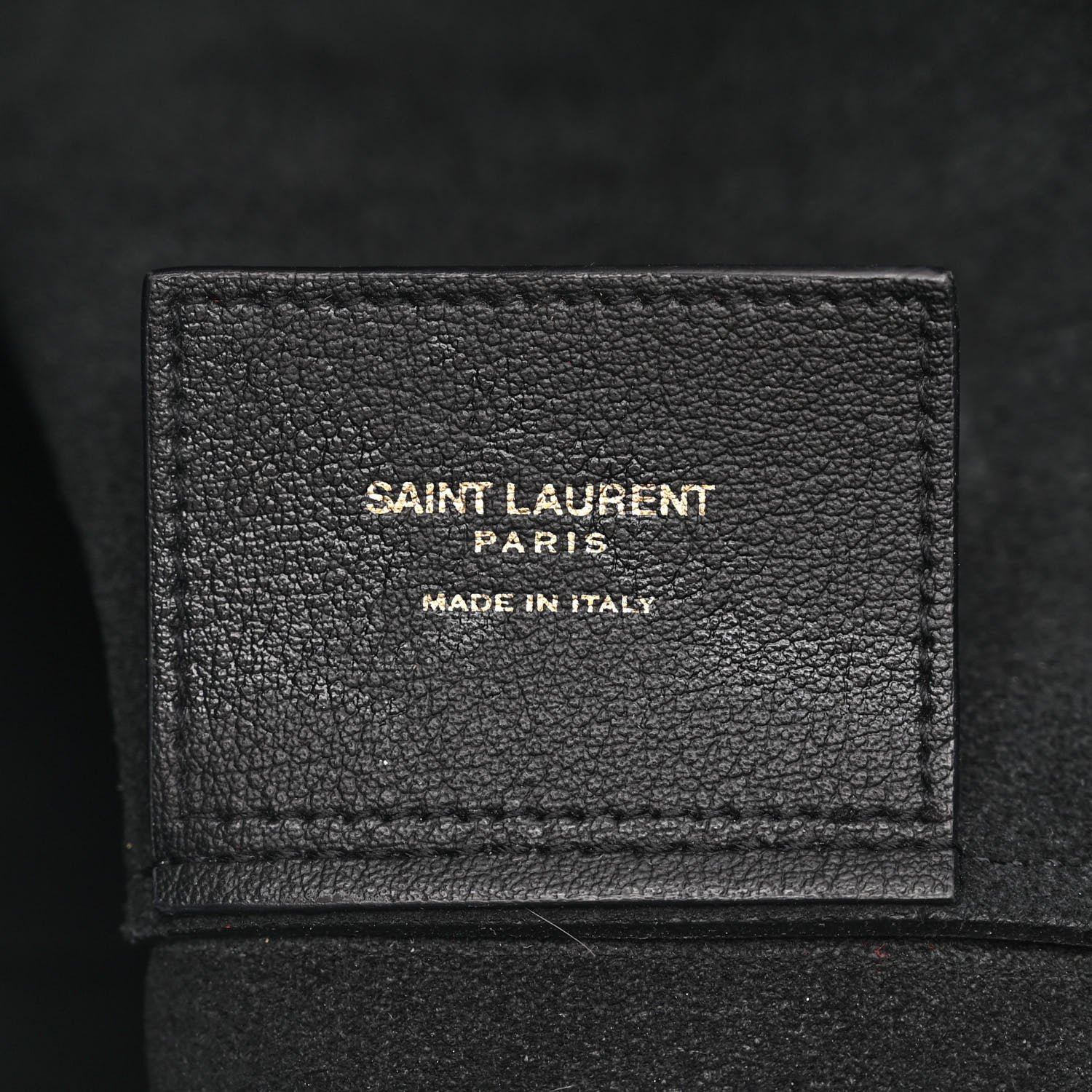 Saint Laurent Calfskin Large Shopping Tote Black 6 of 11