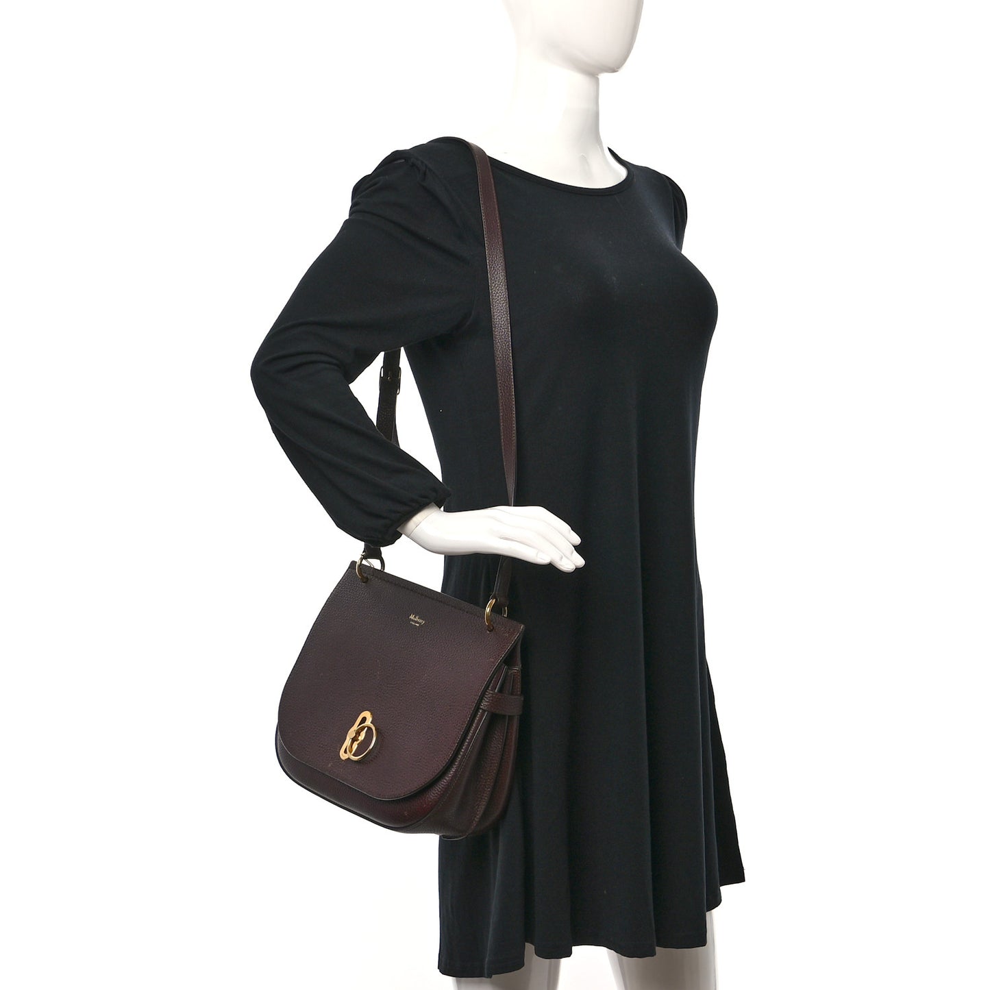 Small Classic Grain Amberley Satchel Oxblood