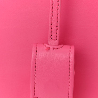Saint Laurent Calfskin Small Sac De Jour Bubblegum 13 of 17
