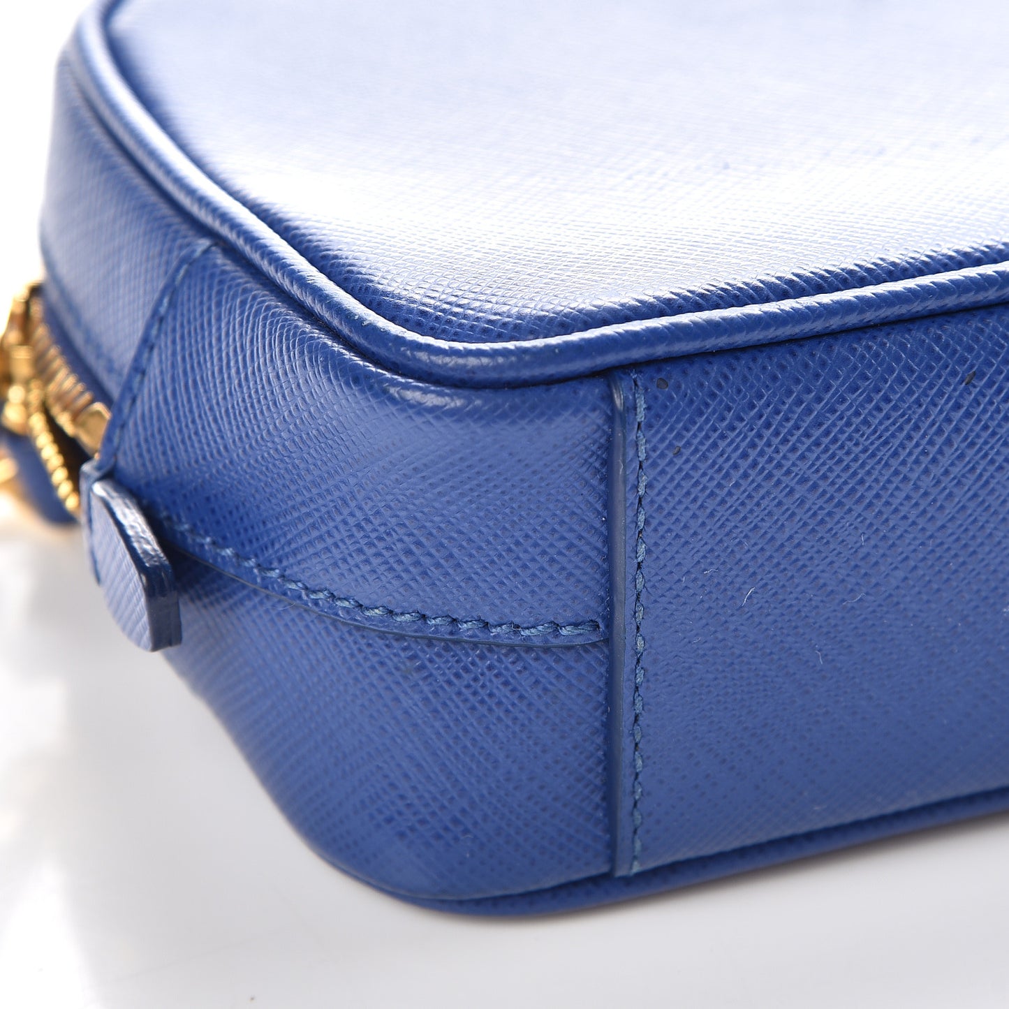 Saffiano Mini Camera Crossbody Bag Royal