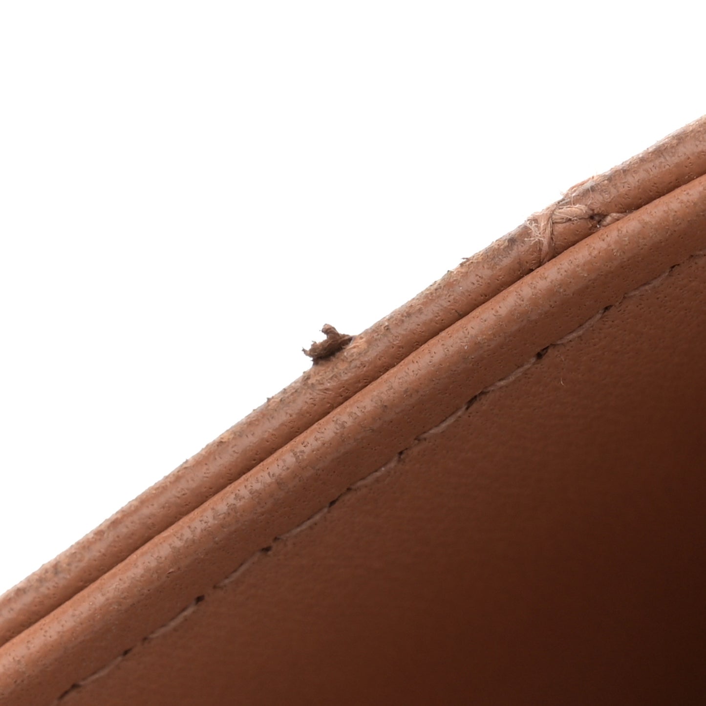 Lambskin Quilted Trendy CC Wallet On Chain WOC Camel