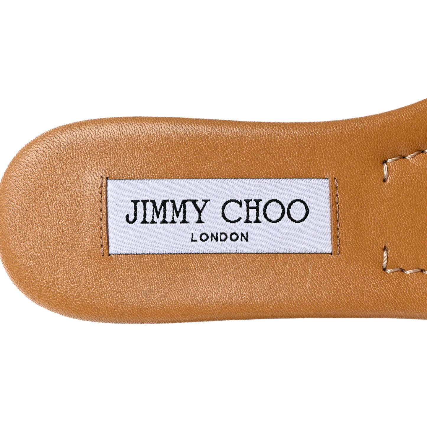 Suede Nanda Studded Flat Slide Sandals 35.5 Brown