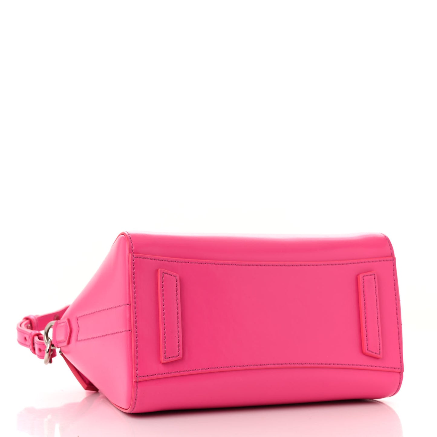 Shiny Lord Calfskin Mini Antigona Shocking Pink