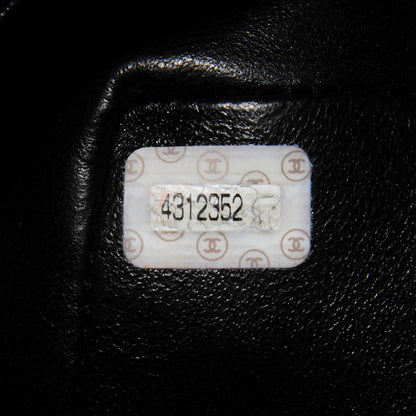 Chanel Lambskin Quilted XL Jumbo Single Flap Black 9 of 9