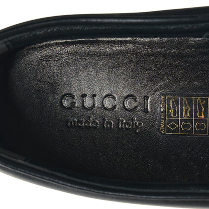 Gucci Calfskin Miro Soft Bee Star Embroidered Mens Dublin Slip On Sneakers 9 Black 7 of 9