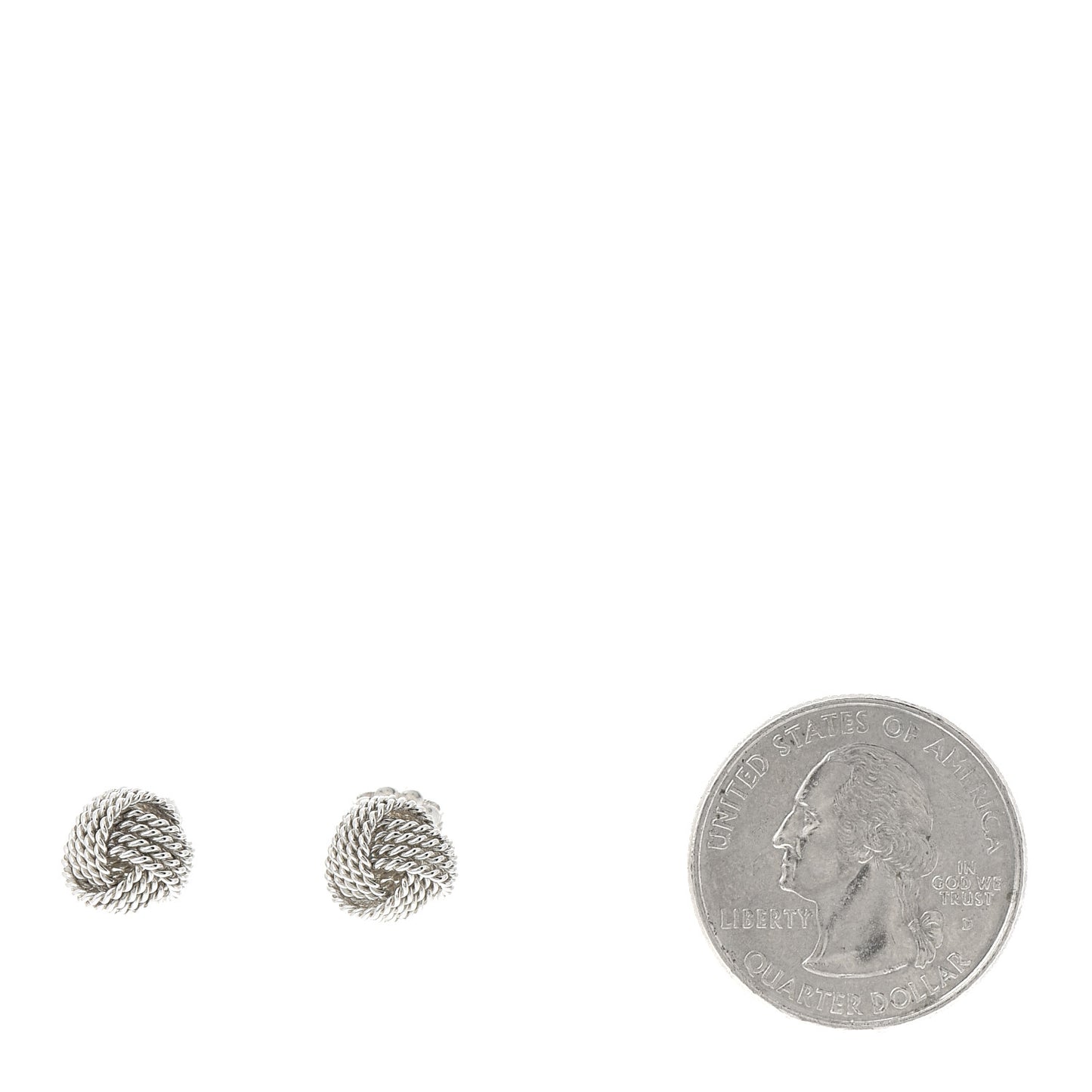 Sterling Silver Twist Knot Earrings