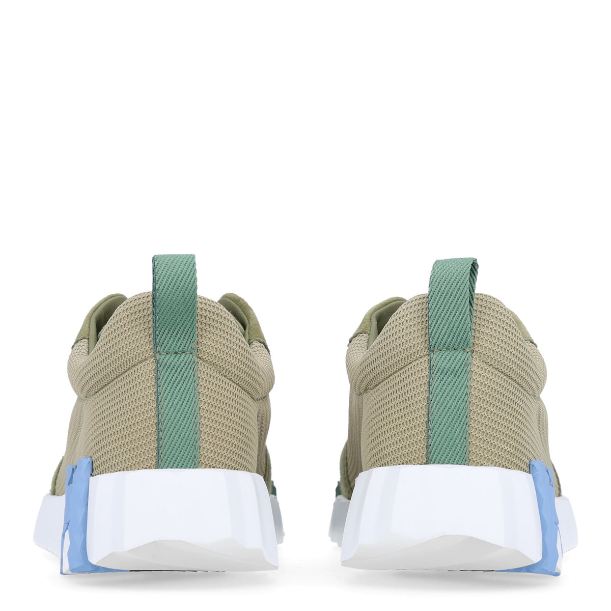 Hermes Technical Mesh Suede Goatskin Bouncing Sneakers 35 Vert Celadon 6 of 12