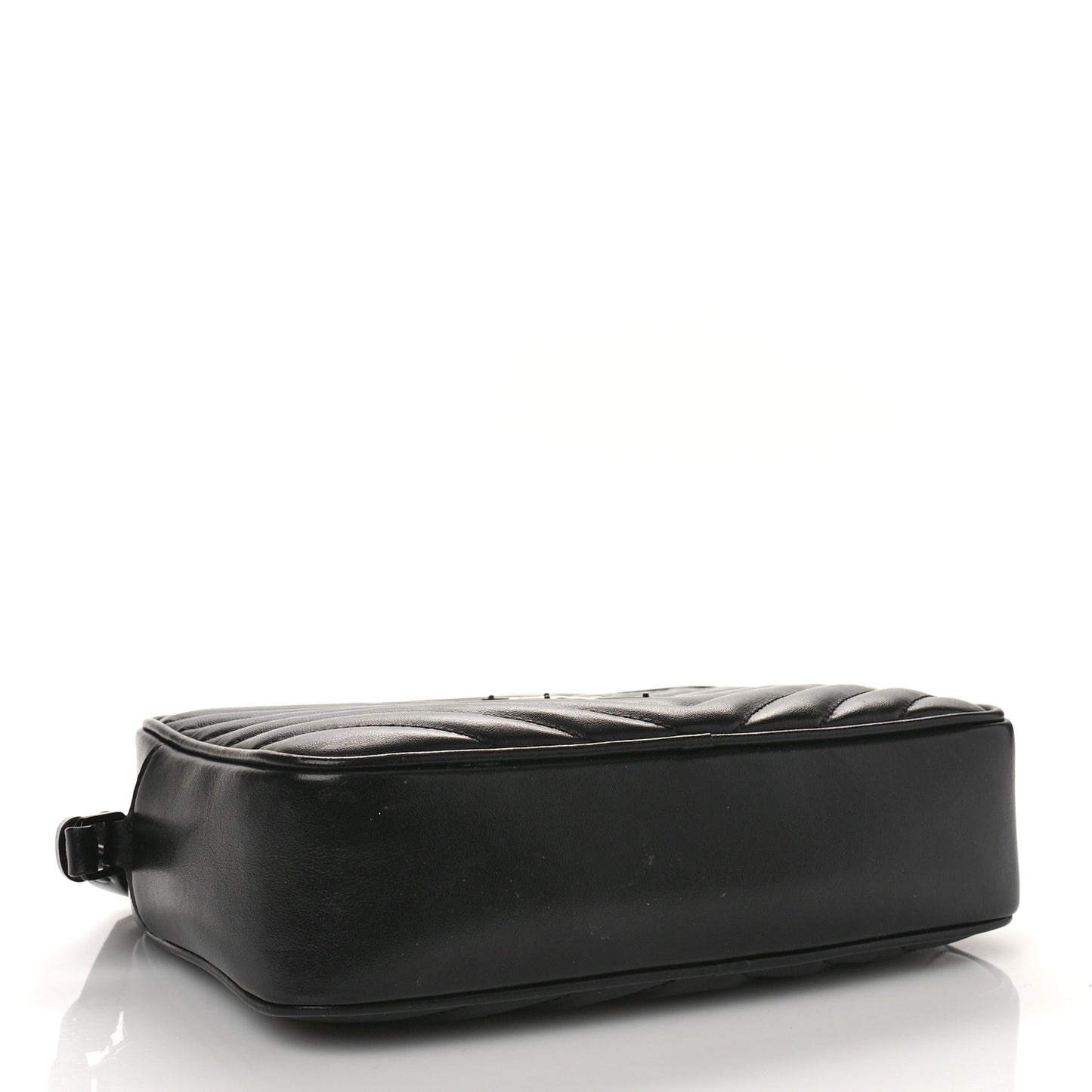 Calfskin Matelasse Monogram Monochrome Lou Camera Bag Black
