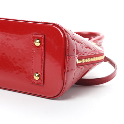 Louis Vuitton Vernis Alma BB Pomme D'Amour 12 of 15