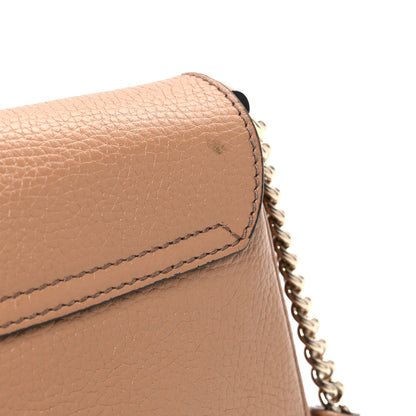 Gucci Pebbled Calfskin Medium Soho Flap Crossbody Camelia 11 of 11