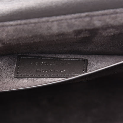 Saint Laurent Smooth Calfskin Suede Medium Bellechasse Grey 6 of 20