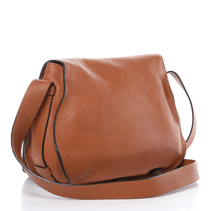 Chloe Calfskin Medium Marcie Round Crossbody Bag Tan 3 of 14