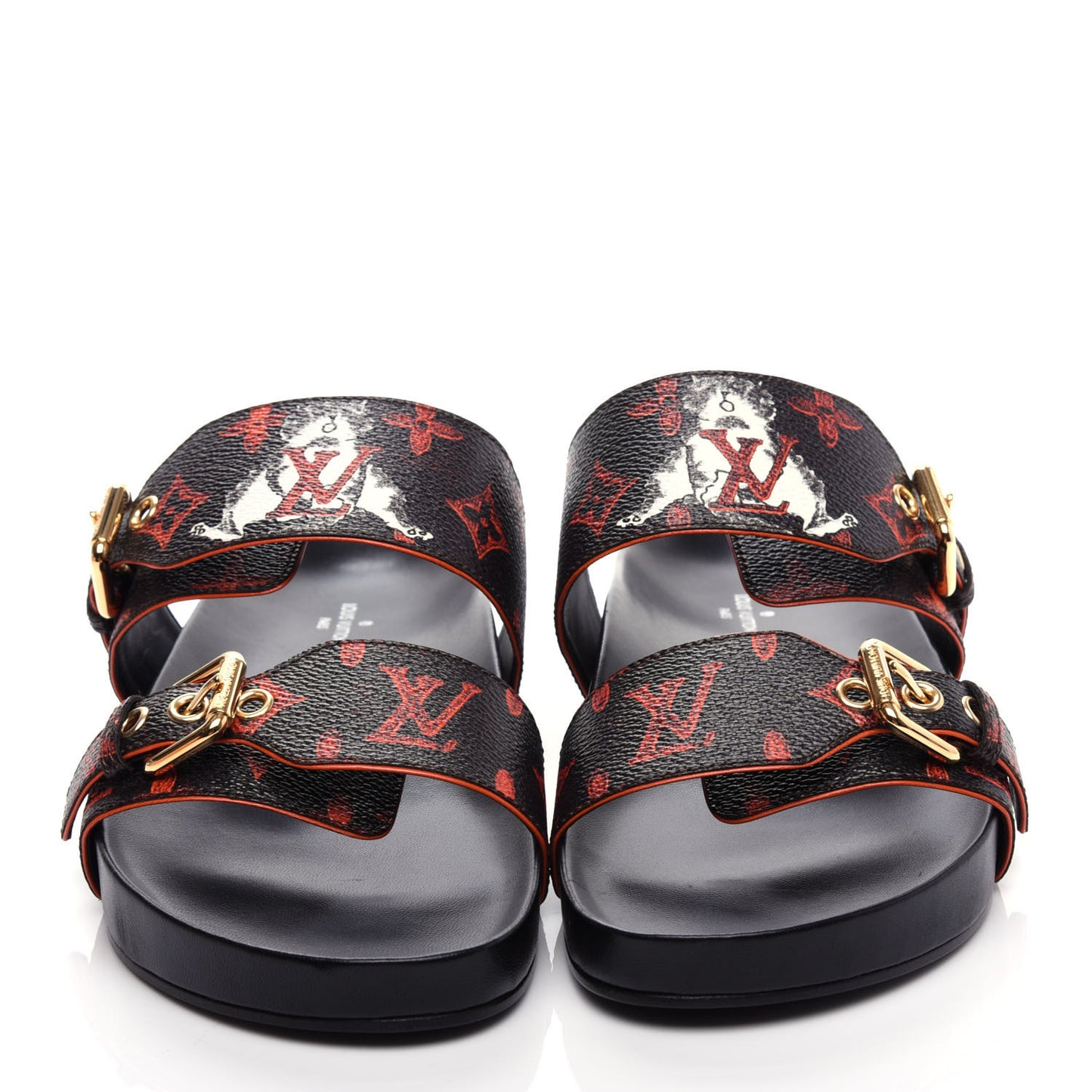 Catogram Bom Dia Flat Mule 40 Black Marron