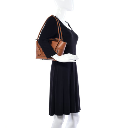 Bottega Veneta French Calfskin Maxi Intrecciato Small Arco Wood 2 of 11