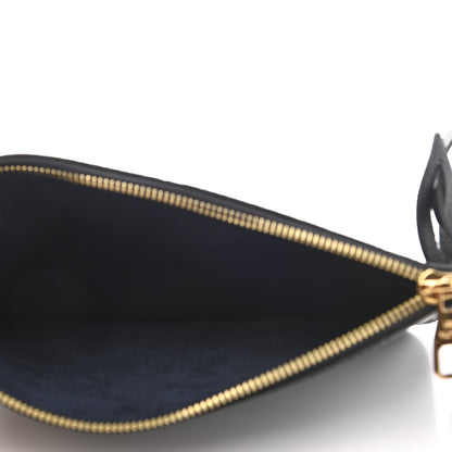 Louis Vuitton Empreinte Monogram Giant Neverfull MM Pochette Black 5 of 6