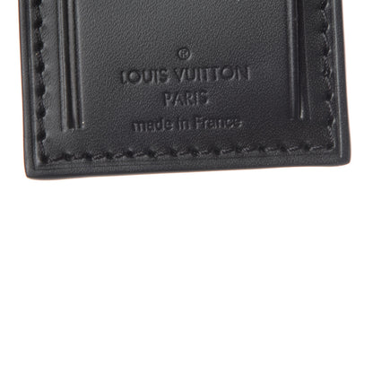 Louis Vuitton Calfskin Luggage Tag Black 4 of 5