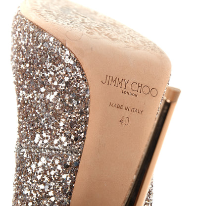 Jimmy Choo Coarse Glitter Romy 100 Pumps 40 9 of 9