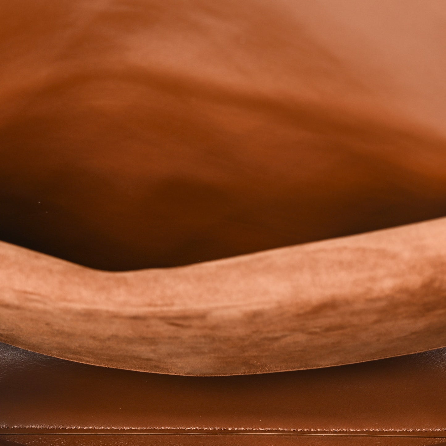 Suede Calfskin Small Souplissimo Maxi Flap Camel