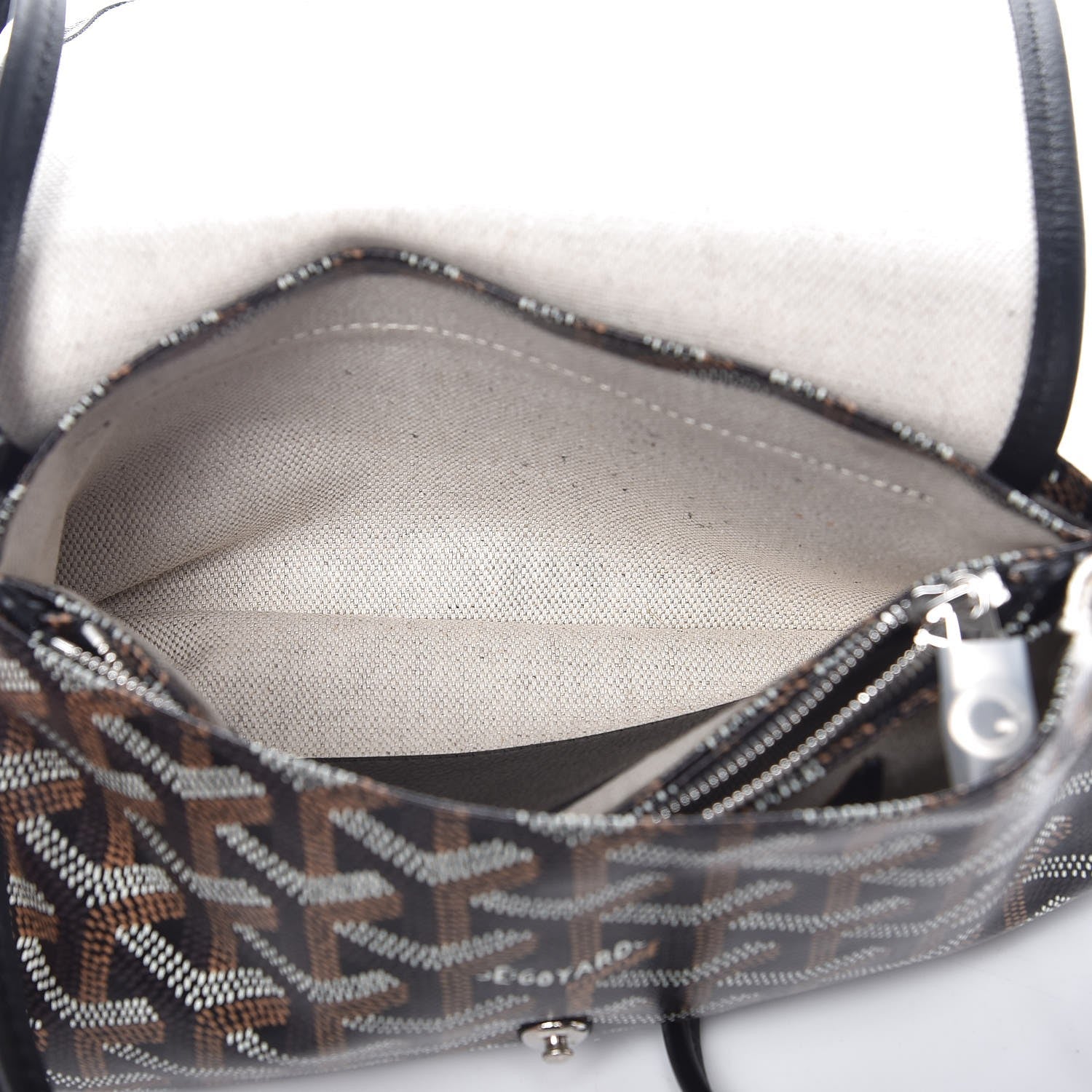 Goyard Goyardine Plumet Wallet Clutch Black 6 of 9