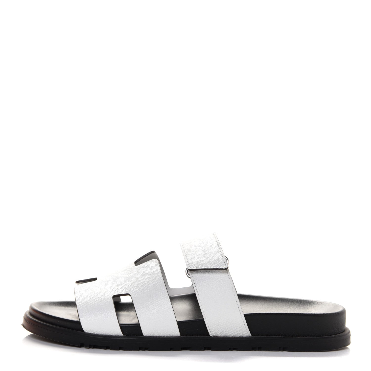Hermes Epsom Mens Chypre Sandals 42 White 1 of 11
