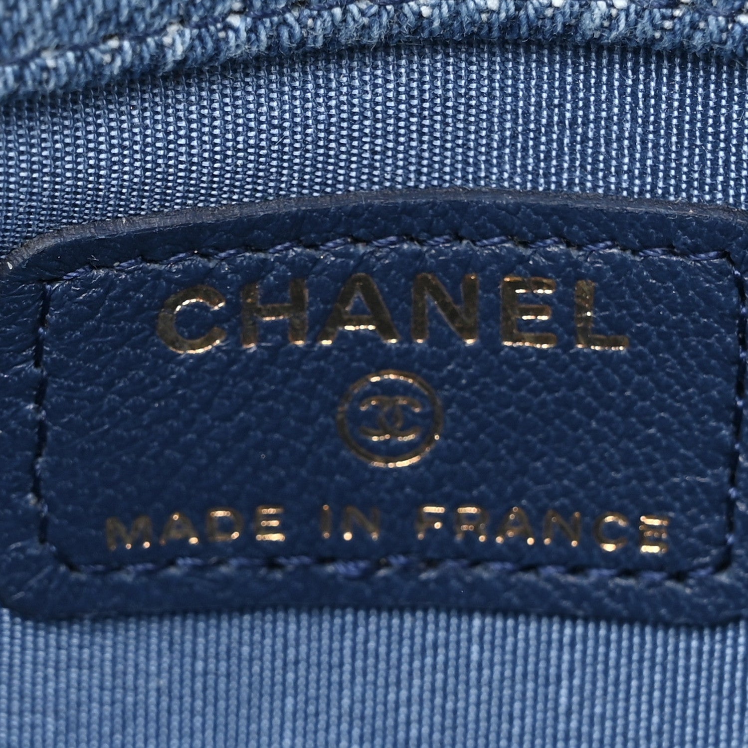 Chanel Denim Quilted Denim Mood Clutch With Chain Blue Multicolor 6 of 11
