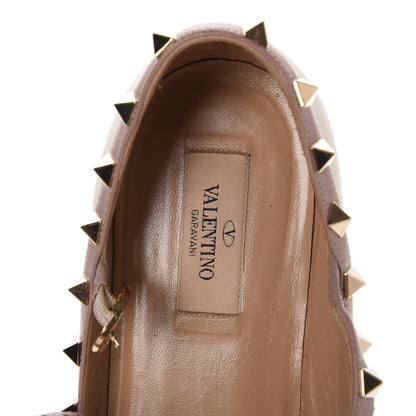 Valentino Garavani Calfskin Rockstud Cage Ballerina Flats 40 Light Ivory Poudre 11 of 15