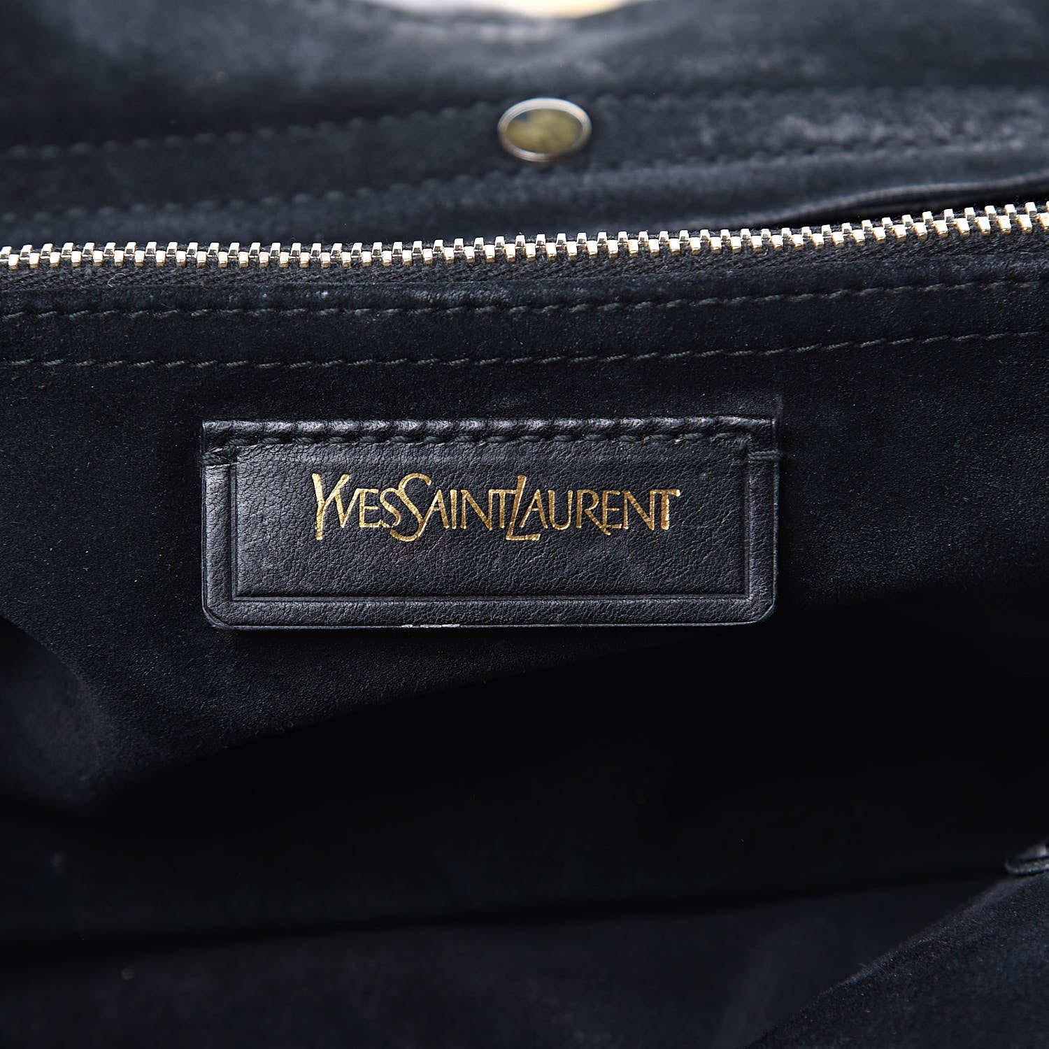 Saint Laurent Calfskin Canvas Medium Muse Two Black 6 of 22