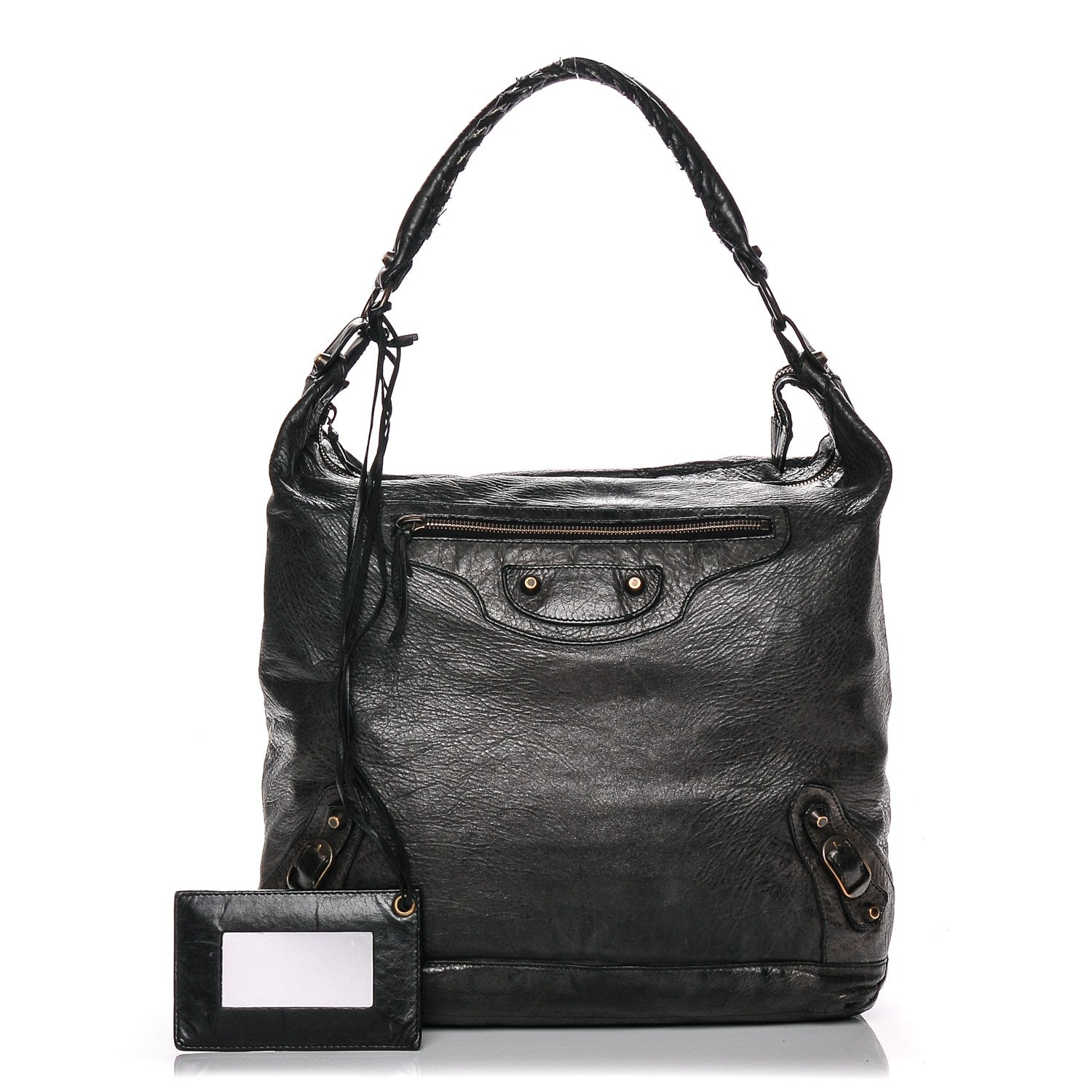 Balenciaga Agneau Classic Hardware Day Hobo Black 1 of 8